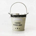 Mini Office Plant Wholesale Kids Hanging Mini Metal Flower Bucket For Office Plant