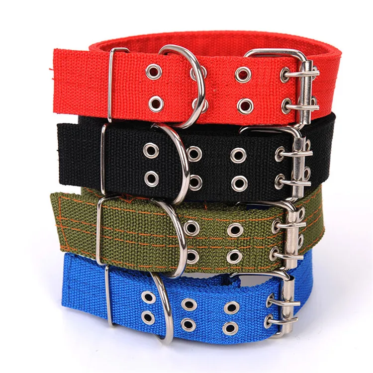 double buckle dog collar