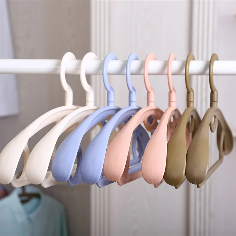 Plastic Hanger Home Clothes Towel Hangers For Coats and Pants Coat Clothes Plastic Hanger Rotatable