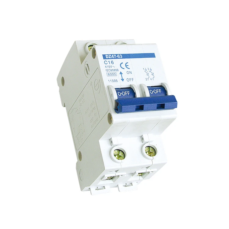 12pc DZ47‑63 6‑63A Transparent Circuit Breaker MCB Air Switch Circuit Protection 