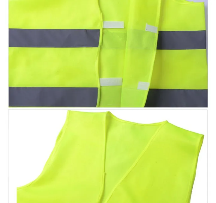 Custom Reflective Safety Vest High-Visibility Clothing for Work or Outdoor Activities