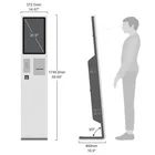Payment Self Service Payment 21.5 Inch Fast Food Touch Screen Kiosk Self Service Payment Terminal Kiosk