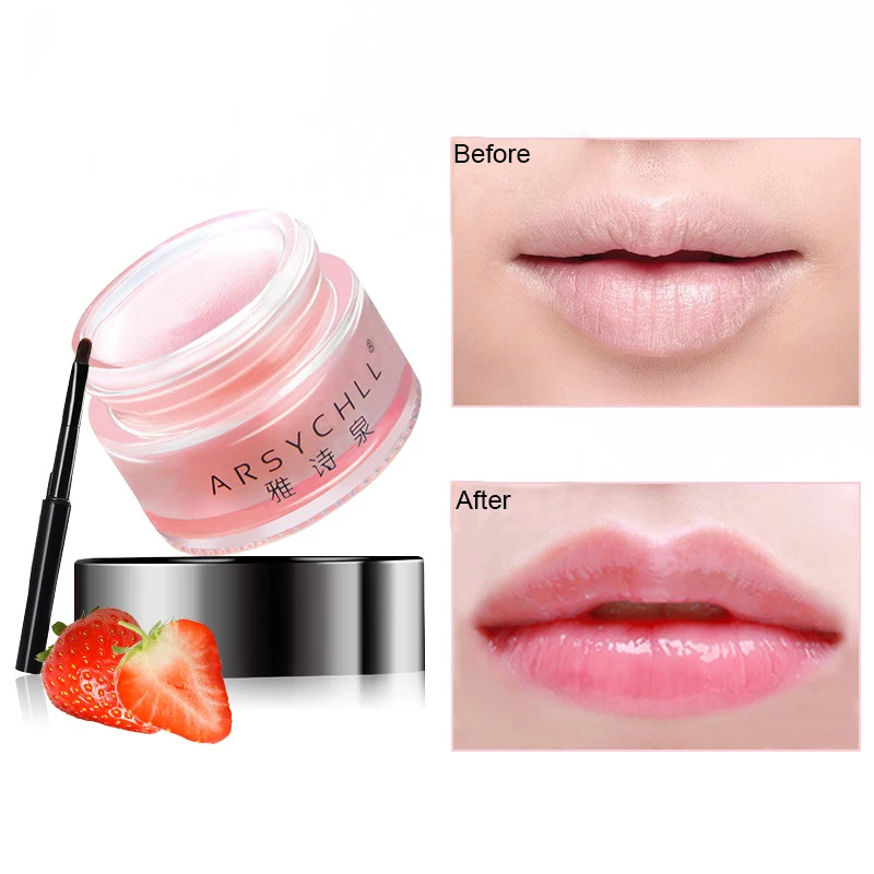 OEM Moisturizing Pink Sleeping Lip Mask Balm Private Label Cream For Anti Cracked Chapped Lip
