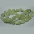 Natural stone necklace new jade beads necklace nephrite
