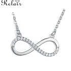 Selling Sterling Silver Silver Best Selling Products Wholesales 925 Sterling Silver Infinity Jewelry Fashion Necklaces