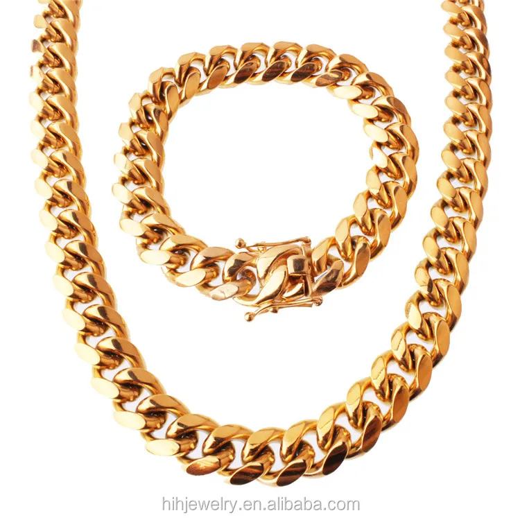 Fashion Jewelry Gold Plated Chain Link 