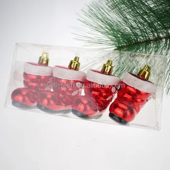 Hot item! Plastic boot blow mold Christmas ornament