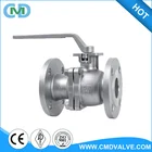 Ball Cad Ball 2pc Ball Valves DIN 1.4408 PN64 2PC Flanged Connection Ball Valve With CAD Drawing
