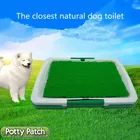 Dogs Dog Pet Products Best Selling Potty For Dogs Pad Dog Pet Toilet Tray Artificial Grass Puppy Pad With Tray Indoor Clean Up Products Dog Toilet