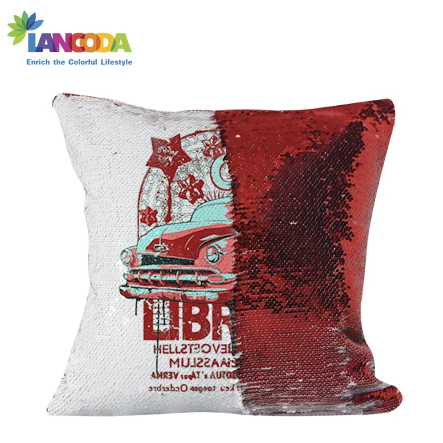 sequin pillow case sublimation
