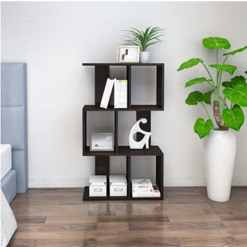 Combination Bookcases And Book Cabinet Wooden T Book Shelf Cabinet