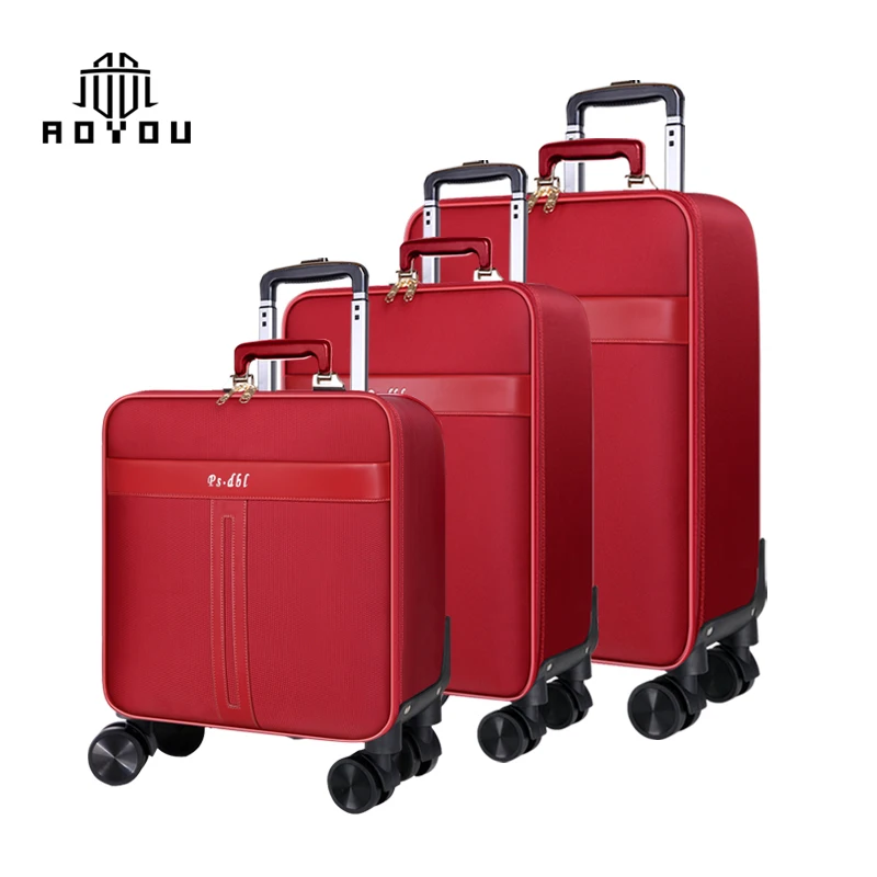 Maletas Rojas Con Ruedas De 360 Grados,Estuche De Embarque,Tres Juegos De  Equipaje De Nailon - Buy Equipaje Con Ruedas,Equipaje De Viaje,Maleta De  Viaje Product on Alibaba.com