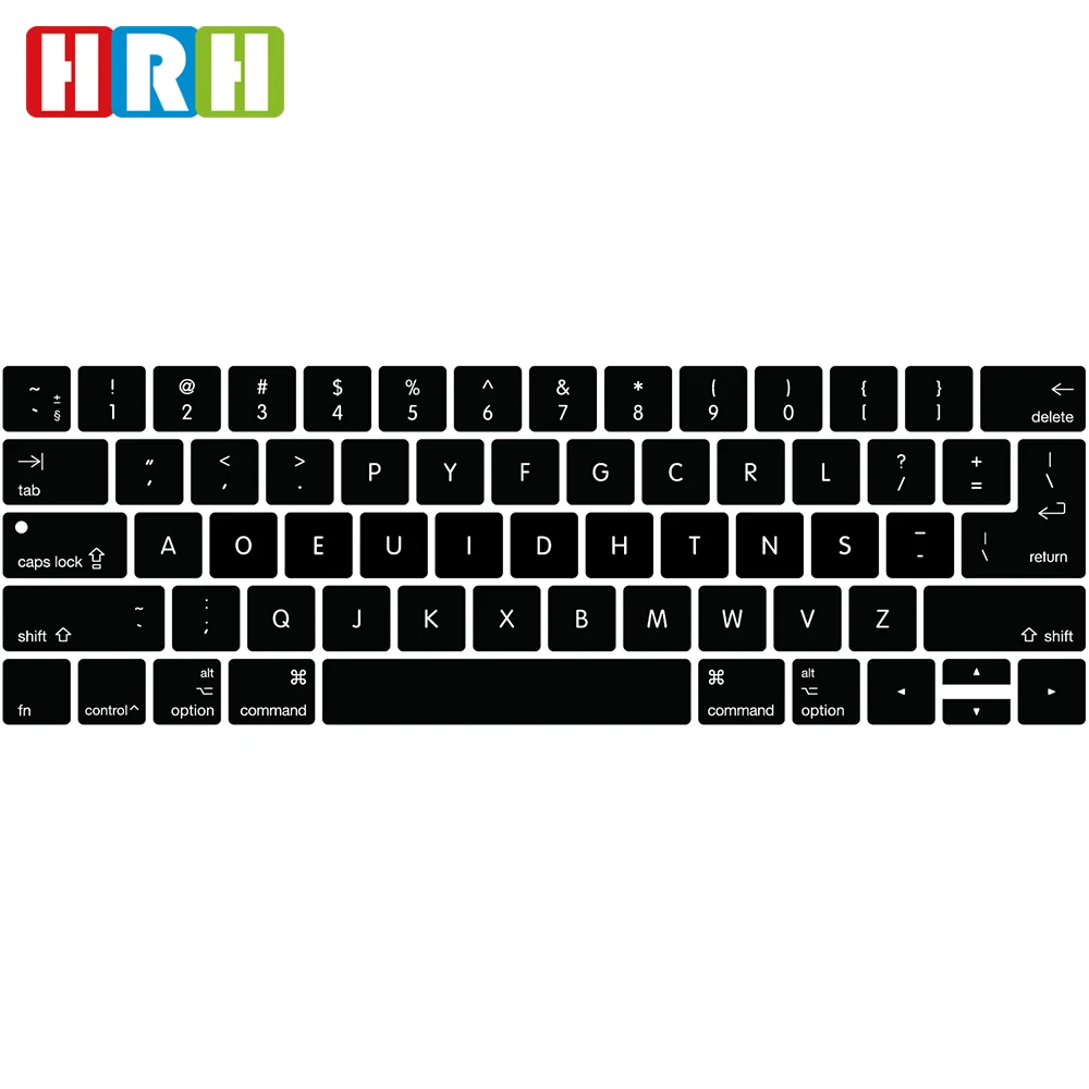 Hot Sale Hrh Eu Spanish Keyboard Cover Silicone Skin For Mac