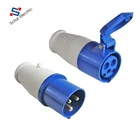Plug And Socket Male Female Plug And Socket IP44 110V~130V 3P 16A Male Female Industrial Plug And Socket