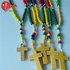 Bead Beads Latest Design Prayer Wood Bead Catholic Religious Rosary Small Beads Necklace