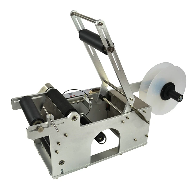 automatic round bottle labeling machine labeler with code printer