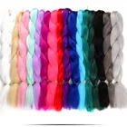 Wholesale Color Hair AliLeader Wholesale Jumbo Braid 16 Color 24" Jumbo Braiding Hair For Women