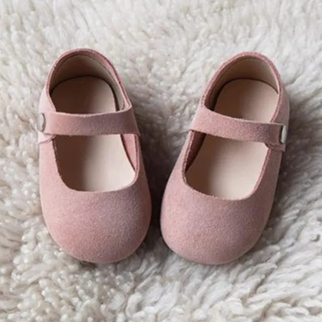 Dusty pink baby shoes Clearance