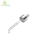 Caps Glass Pipette Dropper Custom 18/400 Glass Dropper Caps With Glass Pipette Aluminium Collar Rubber Top