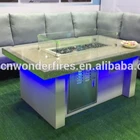 End Outdoor 2020 Season High End Rectangle Outdoor Tile Fire Pit