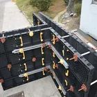 Plastic formwork for concrete