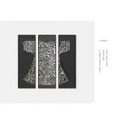 3 Canvas Framed 3 Panels Painting Mixed Media Artwork Canvas Painting