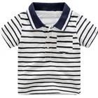 Kids Polo Polo Kids Tipped Collar Designs Primary School Uniform Two-tone Boys With Left Pocket Polo Shirt