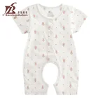 In Baby Girl Romper The New Baby's Jumpsuit Boys And Girls' Babies' Crotch Open In Summer Baby Romper