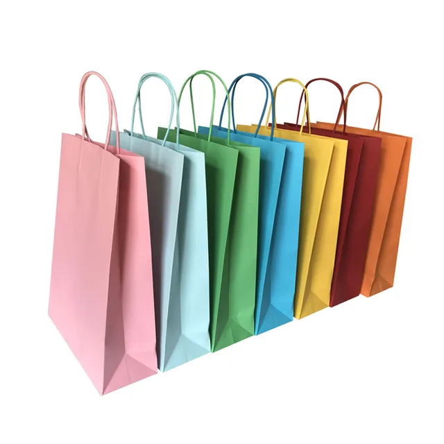 36 hot selling shopping paper bag with own logo paper bag for