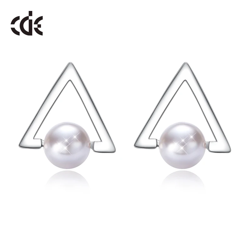 Fine Jewelry Latest Design Pearl Earrings Sterling Silver Earring