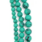Bead Turquoise Gemstone Beads HSQ High Quality Turquoise Bead Strands Loose Gemstone For Jewelry Making