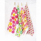 Custom printing set for kitchen cooking cotton tea towel