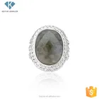 Labradorite Ring Ring Labradorite Black Labradorite Cabochon Big Stone Ring Designs For Women Spectrolite