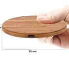 Charger Phone Charger 5W OEM Universal Quick Wooden Qi Wireless Charger For Mobile Phone Charger