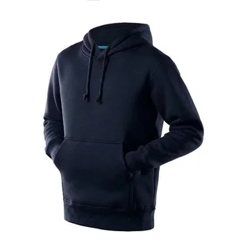 2018 new model OEM high thailand quality plain navy blue soccer hoodie