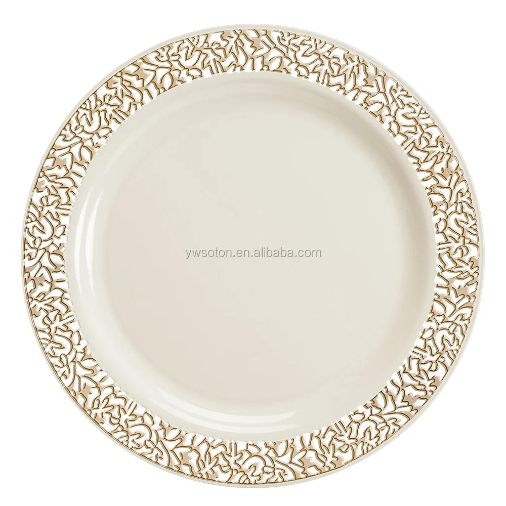 plastic dinnerware for weddings