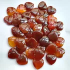 Red Shape Redred Chakra Heart Natural Red Agate Heart Pendant Carnelian Heart Shape Pendant For Healing
