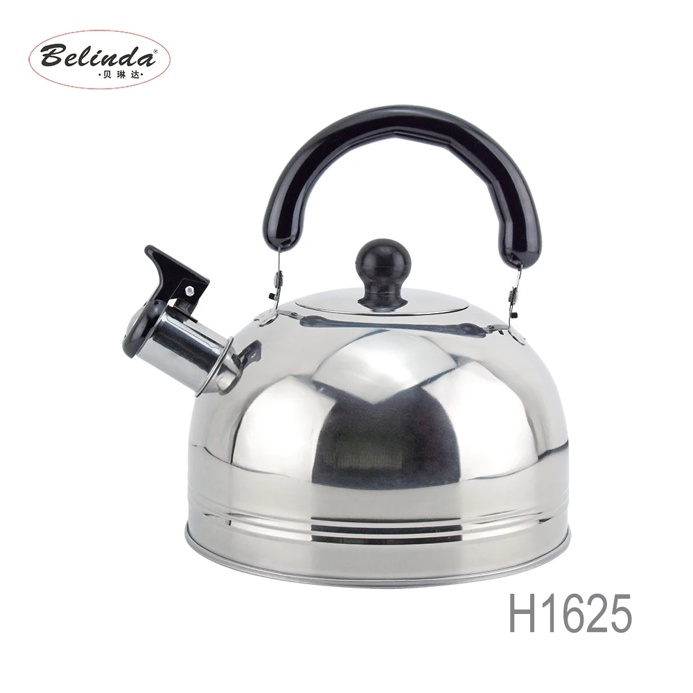 Home Appliances 2.0L 3.0L 4.0L Flat Bottom Metal Whistling Stainless Steel Tea Kettle H1625-8