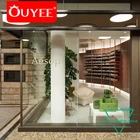 Table Decoration Wood Wooden Pharmacy Shelves Table Top Exterior Decoration Wood Shelves Display Racks For Retail Pharmacy Shop Interior Design