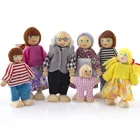 FQ brand handmade art minds real wooden family doll wholesale