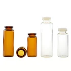 Fancy glass vial bottles vials and penicillin injectables