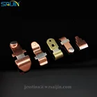Strip Stamping Copper Silver Inlay Brazing Alloy Bimetallic Bimetal Strip Stamping Spare