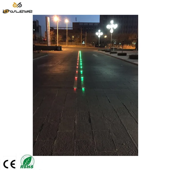 lights on road floor