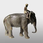 Brass Elephant Brass Popular Design Home Garden Brass Decorative Elephant Statue