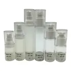 Bottle Spray Cosmetic White Spray Bottles White Airless Pump Bottle 50Ml Spray Cosmetic Airless Bottle