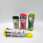 Diy Mug Buy Mugs Double Wall Plastic Coffee DIY Mug With Lid Paper Insert
