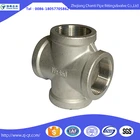 Cross Competitive Price Casting Stainless Steel Screwed Pipe Cross In Stock