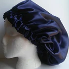 Solid Color Silk Hair Bonnet With Custom Logo