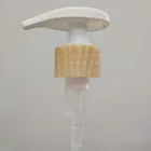 Wood Attractive Wood Effect Plastic Bottle Cap/wood Effect Lotion Pump