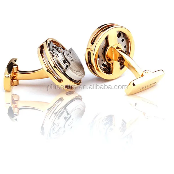 custom metal clock / watch cufflinks